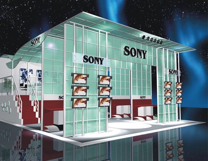 SONY索尼展位设计